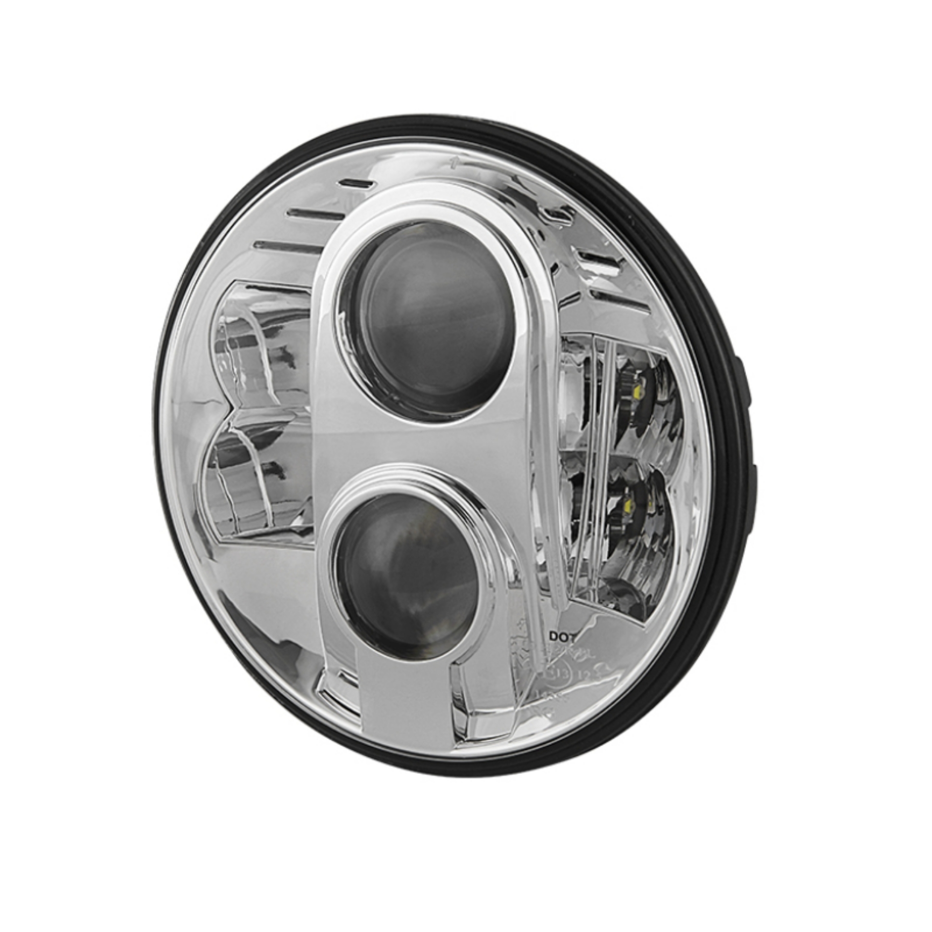 Picture of Xtune Round SeaLED Beam 7 Inch LED Headlights  High-Low Beam  Chrome PRO-JH-7RLED-HL-C