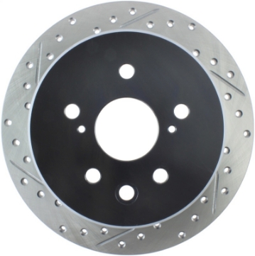 Picture of StopTech 06-10 Lexus IS 250-IS 300-IS 350 SportStop Slotted & Drilled Right Rear Rotor