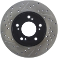 Picture of StopTech 97-01 Acura Integra Type R - 97-01 Honda CR-V Slotted & Drilled Right Front Rotor