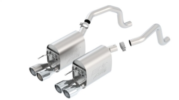 Picture of Borla 09-12 Chevy Corvette C6 Coupe-Convertible 6-2L 8cyl Aggressive ATAK Exhaust