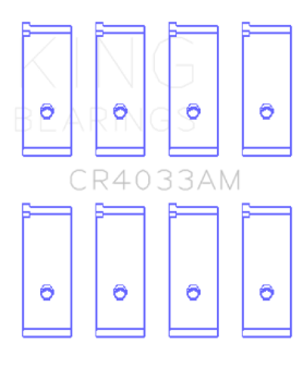 Picture of King Acura SOHC 16 Valve-Honda SOHC 16 Valve-DOHC 16 Valve Rod Bearing Set - Size STD