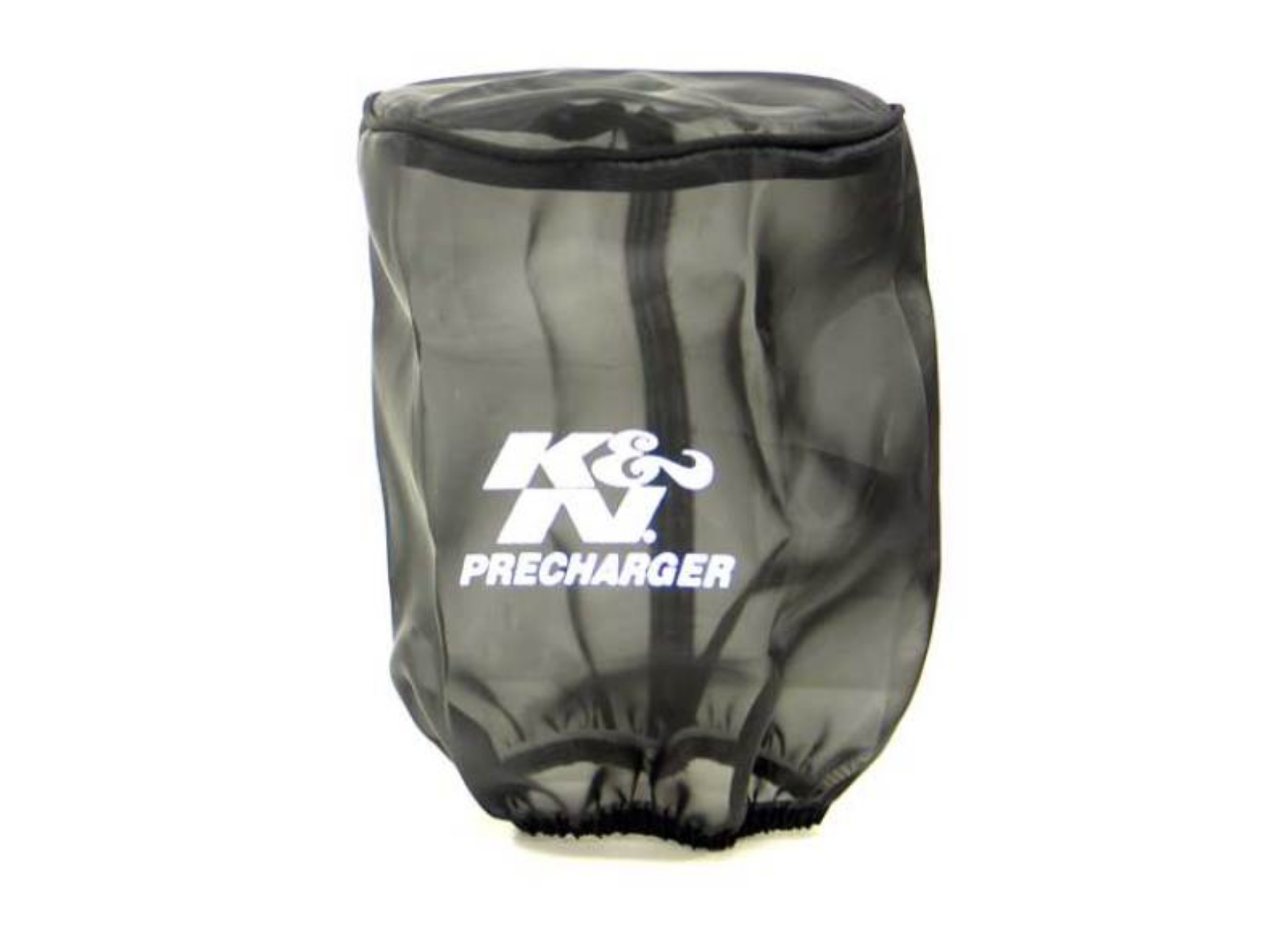 Picture of K&N Universal Precharger Round Straight Air Filter Wrap Black 5in ID x 7in Height