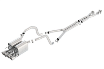 Picture of Borla 05-08 Chevrolet Corvette Coupe-Conv 6-0L-6-2L 8cyl 4spd-6spd RWD inS-Type IIin Catback Exhaust
