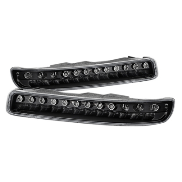 Picture of xTune GMC Sierra 99-06 Full LED Bumper Lights Black CBL-JH-GS99-LED-BK