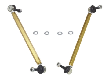 Picture of Whiteline 02-06 R53 & 06+ R56 Mini Cooper S Front Swaybar link kit-adjustable ball end links