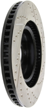 Picture of StopTech 07-09 Lexus ES 250-ES 300- ES330-ES350 SportStop Slotted & Drilled Right Front Rotor