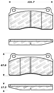 Picture of StopTech Performance 88-92 Ferrari F40 - 94-97 F50 Front & Rear Brake Pads