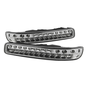 Picture of xTune GMC Sierra 99-06 Full LED Bumper Lights Chrome CBL-JH-GS99-LED-C