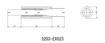 Picture of HKS Universal Muffler 2-5 Inlet - 3-7in Outlet SUS304 NO COATING