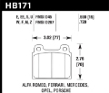 Picture of Hawk 69-77 & 84-89 Porsche 911 HT-10 Front Race Brake Pads