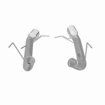 Picture of MagnaFlow 13 Ford Mustang Dual Split Rear Exit Stainless Axle-Back Cat Back Exhaust Competition