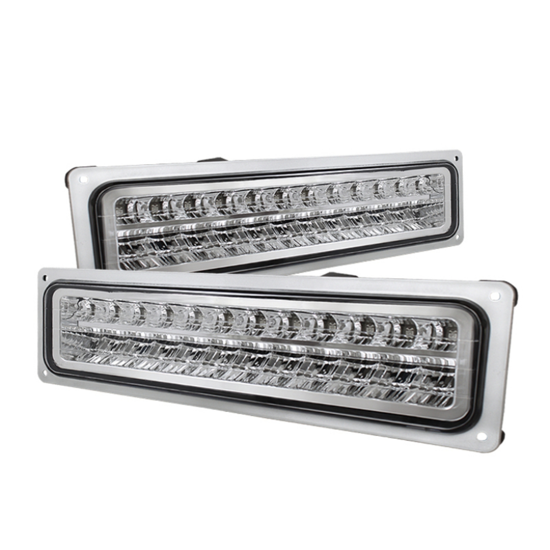 Picture of xTune Chevy C10 88-98 LED Bumper Lights Chrome CPL-CCK94-LED-C