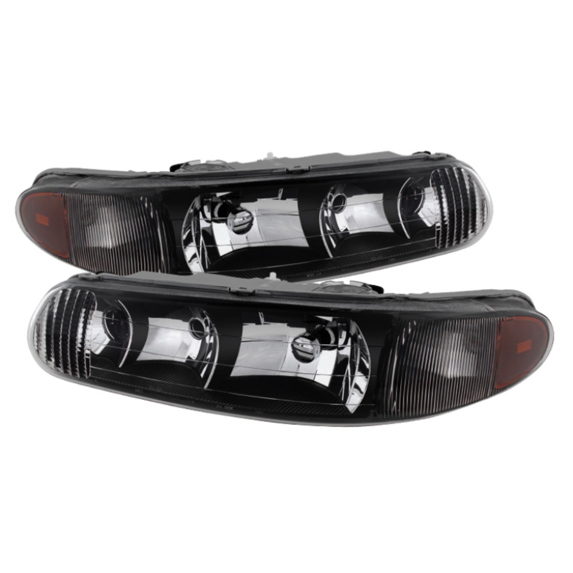Picture of xTune Buick Century 97-05 Regal 97-04 Crystal Headlights Black HD-JH-BUCEN97-AM-BK