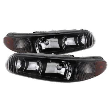 Picture of xTune Buick Century 97-05 Regal 97-04 Crystal Headlights Black HD-JH-BUCEN97-AM-BK