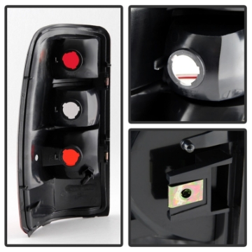 Picture of xTune GMC Yukon 00-06 OEM Style Tail Lights w- Black Rim Red Smoked ALT-JH-CSUB00-OE-RSM