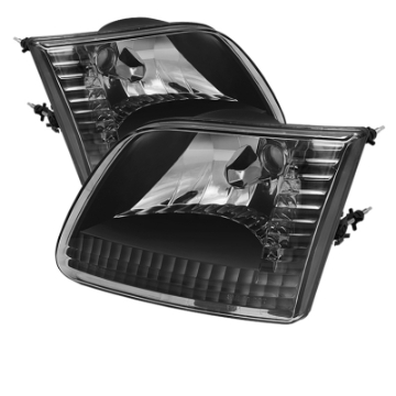 Picture of xTune Ford F150 97-03 - Expedition 97-02 Crystal Headlights Black HD-JH-FF15097-BK