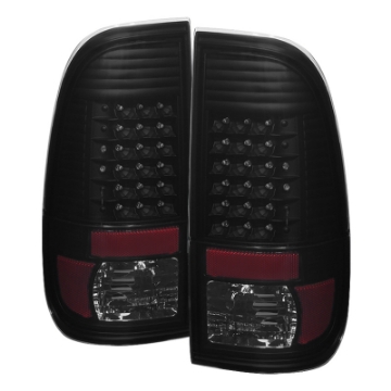 Picture of xTune Ford F250-350-450-550 Super Duty 99-07 LED Tail Lights Black Smoke ALT-JH-FF15097-LED-BKSM