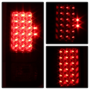 Picture of xTune Ford F250-350-450-550 Super Duty 99-07 LED Tail Lights Black Smoke ALT-JH-FF15097-LED-BKSM