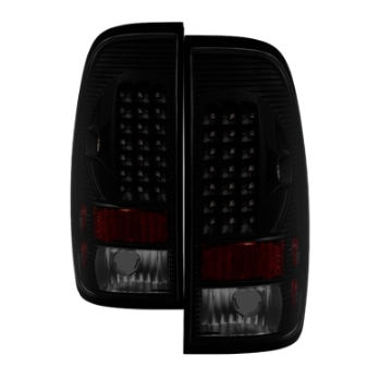 Picture of xTune Ford F250-350-450-550 Super Duty 99-07 LED Tail Lights Black Smoke ALT-ON-FF15097-LED-BSM