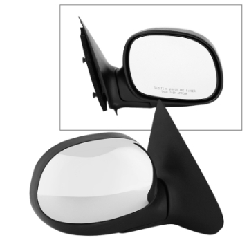 Picture of Xtune Ford F150 F250 97-03 OE Mirror Chome Power Heated Right MIR-15104-131-P-R