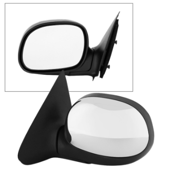 Picture of Xtune Ford F150 F250 97-03 OE Mirror Chome Power Heated Left MIR-15104-132-P-L