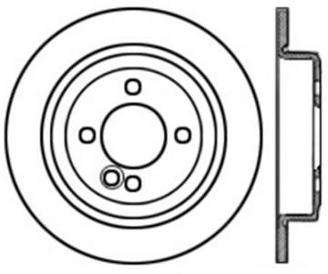 Picture of StopTech 07-09 Mini Cooper-Cooper S Slotted & Drilled Left Rear Rotor