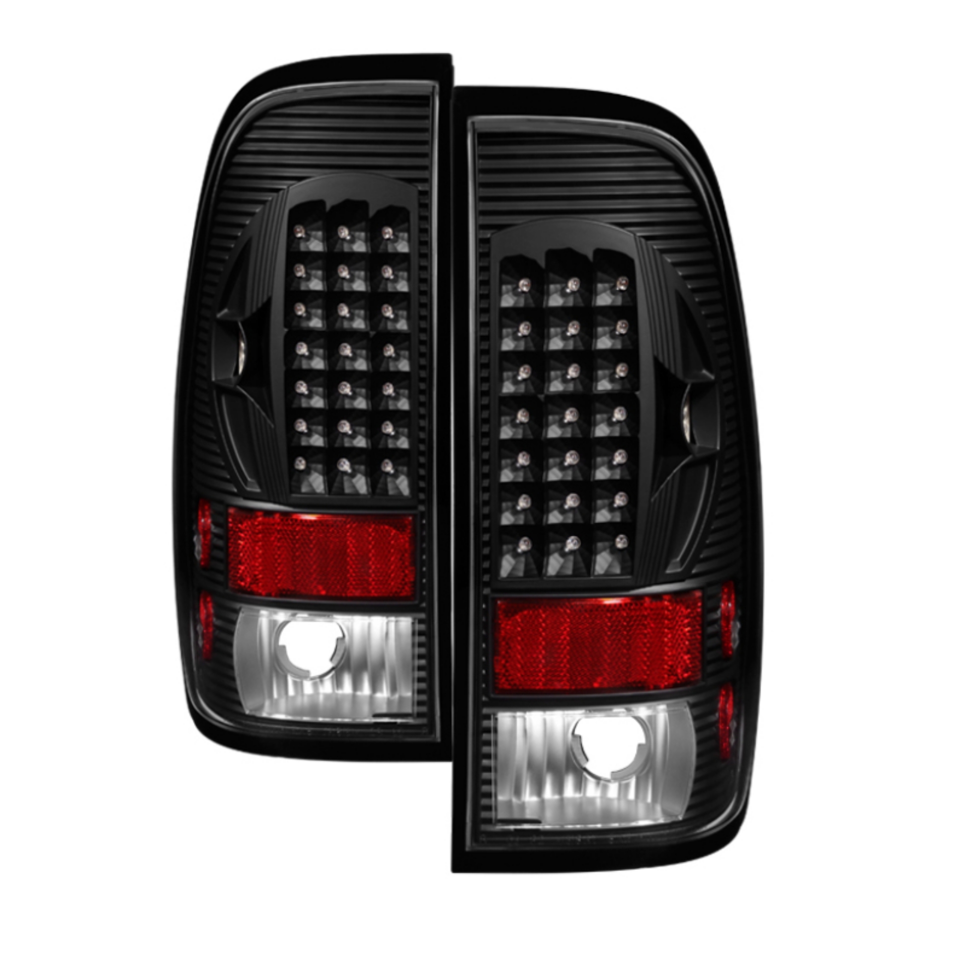 Picture of xTune Ford F150 Styleside 97-03 - F250-350-450-550 99-07 LED Tail Lights Black ALT-ON-FF15097-LED-BK