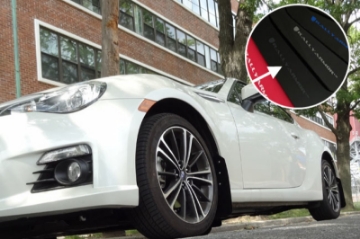 Picture of Rally Armor 13-17 Subaru BRZ-Toyota FR-S Black UR Mud Flap w-Grey Logo