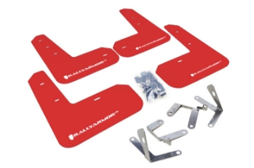 Picture of Rally Armor 13-17 Subaru BRZ-Toyota FR-S Red UR Mud Flap w-White Logo