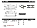 Picture of StopTech Performance 04-08 Cadillac XLR-XLR-V - 97-10 Corvette - 05-06 Pontiac GTO Front Brake Pads