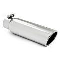 Picture of MBRP Universal Tip 3-5in OD 2-5in Inlet 12in L Angled Cut Rolled End Clampless No-Weld T304