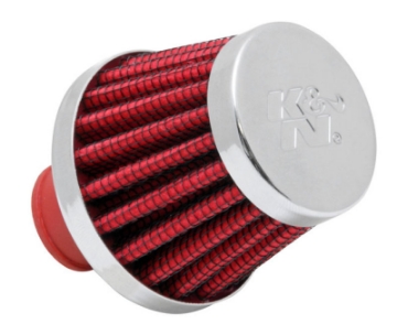Picture of K&N 2in Base OD x -375in Flange ID x 1-75in H Rubber Base Crankcase Vent Filter