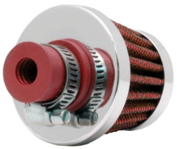 Picture of K&N 2in Base OD x -375in Flange ID x 1-75in H Rubber Base Crankcase Vent Filter