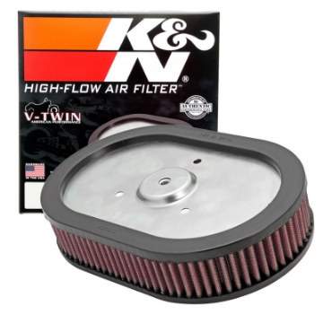 Picture of K&N 10-12 Harley-Davidson FLHXSE-FLSTSE - 11-12 FLHTCUSE - 11 FLTRUSE Replacement Air Filter