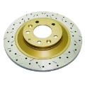 Picture of DBA 05+ Mazda MazdaSpeed6 - 05+ MX6 Rear Drilled & Slotted 4000 Series Rotor