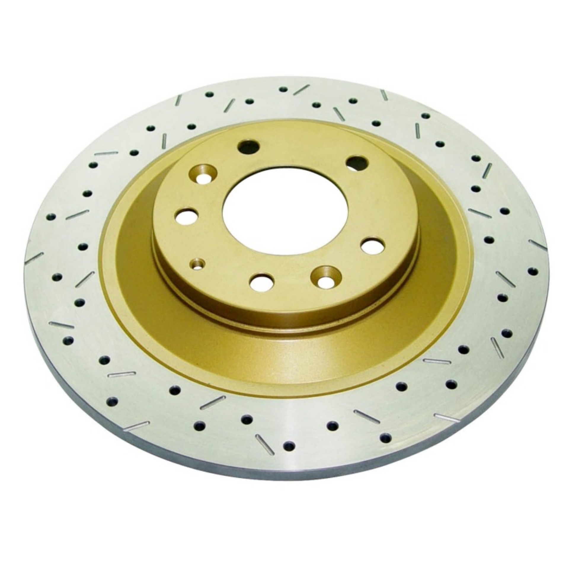 Picture of DBA 05+ Mazda MazdaSpeed6 - 05+ MX6 Rear Drilled & Slotted 4000 Series Rotor