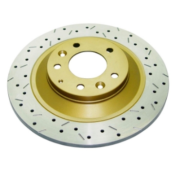 Picture of DBA 05+ Mazda MazdaSpeed6 - 05+ MX6 Rear Drilled & Slotted 4000 Series Rotor