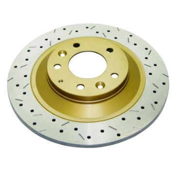 Picture of DBA 05+ Mazda MazdaSpeed6 - 05+ MX6 Rear Drilled & Slotted 4000 Series Rotor