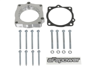 Picture of aFe Silver Bullet Throttle Body Spacers TBS Dodge Challenger SRT8 11-12 V8-6-4L