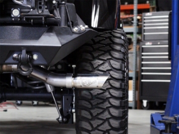Picture of aFe MACHForce XP Exhausts Cat-Back SS-409 EXH CB Jeep Wrangler 4Dr 2012 V6-3-6L
