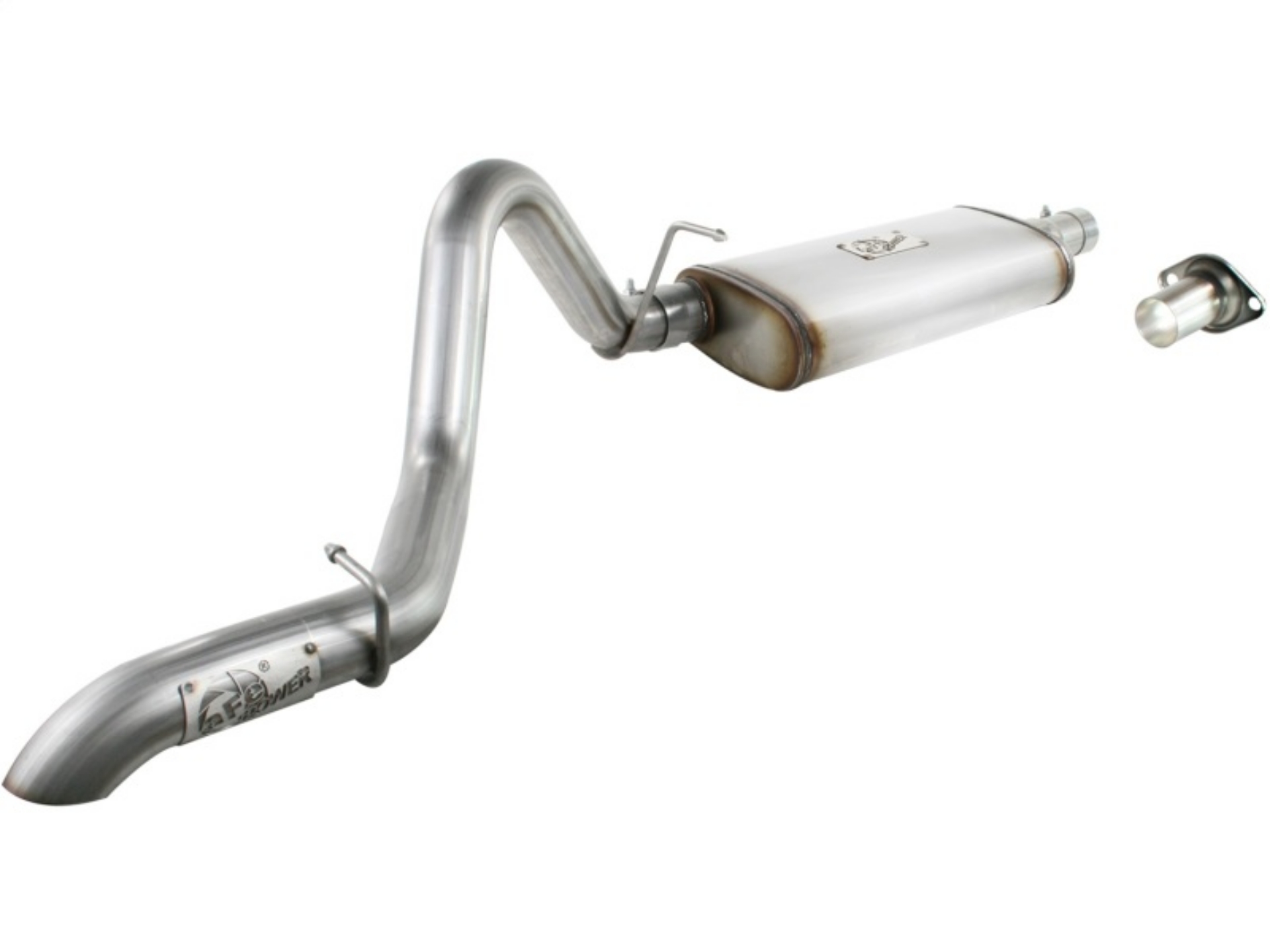 Picture of aFe MACHForce XP Exhausts Cat-Back SS-409 EXH Jeep Wrangler TJ 97-06 I6-4-0L HT - 2-5 In