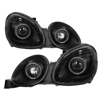 Picture of xTune Lexus GS300-GS400-GS430 98-05 Halogen Only Halo Projector Headlights Black PRO-JH-LGS98-LED-BK