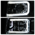 Picture of xTune Chevy Silverado 1500-2500-3500 07-13 Halo Projector Headlights Chrome PRO-JH-CS07-LED-C