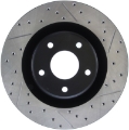 Picture of StopTech Power Slot 05-07 Cadillac XLR - 06-09 Chevy Corvette Front Left Drilled & Slotted Rotors