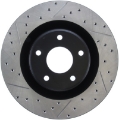 Picture of StopTech Power Slot 05-07 Cadillac XLR - 06-09 Chevy Corvette Front Right Drilled & Slotted Rotors