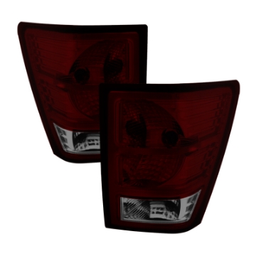 Picture of xTune Jeep Grand Cherokee 07-10 OEM Style Tail Lights -Red Smoked ALT-JH-JGC07-OE-RSM