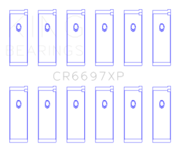 Picture of King Engine Bearings Nissan RB25-RB26 Size STD Performance Rod Bearing Set - Size STD