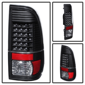 Picture of xTune Ford Super Duty 08-15 LED Tail Lights Black ALT-JH-FS08-LED-BK