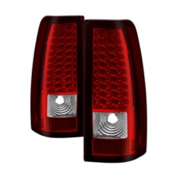 Picture of xTune Chevy Silverado 1500-2500-3500 03-06 LED Tail Lights Red Clear ALT-ON-CS03-LED-RC