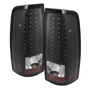 Picture of xTune 03-06 Silverado 1500-2500 Will Not Fit Stepside LED Tail Lights Black ALT-ON-CS03-LED-BK